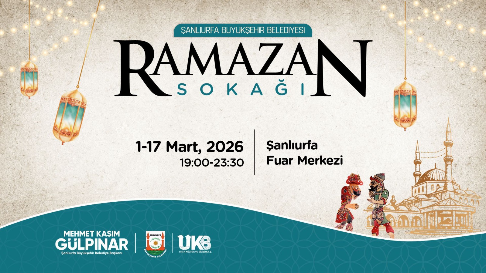 ŞANLIURFA’DA RAMAZAN COŞKUSU RAMAZAN SOKAĞI’NDA YAŞANACAK