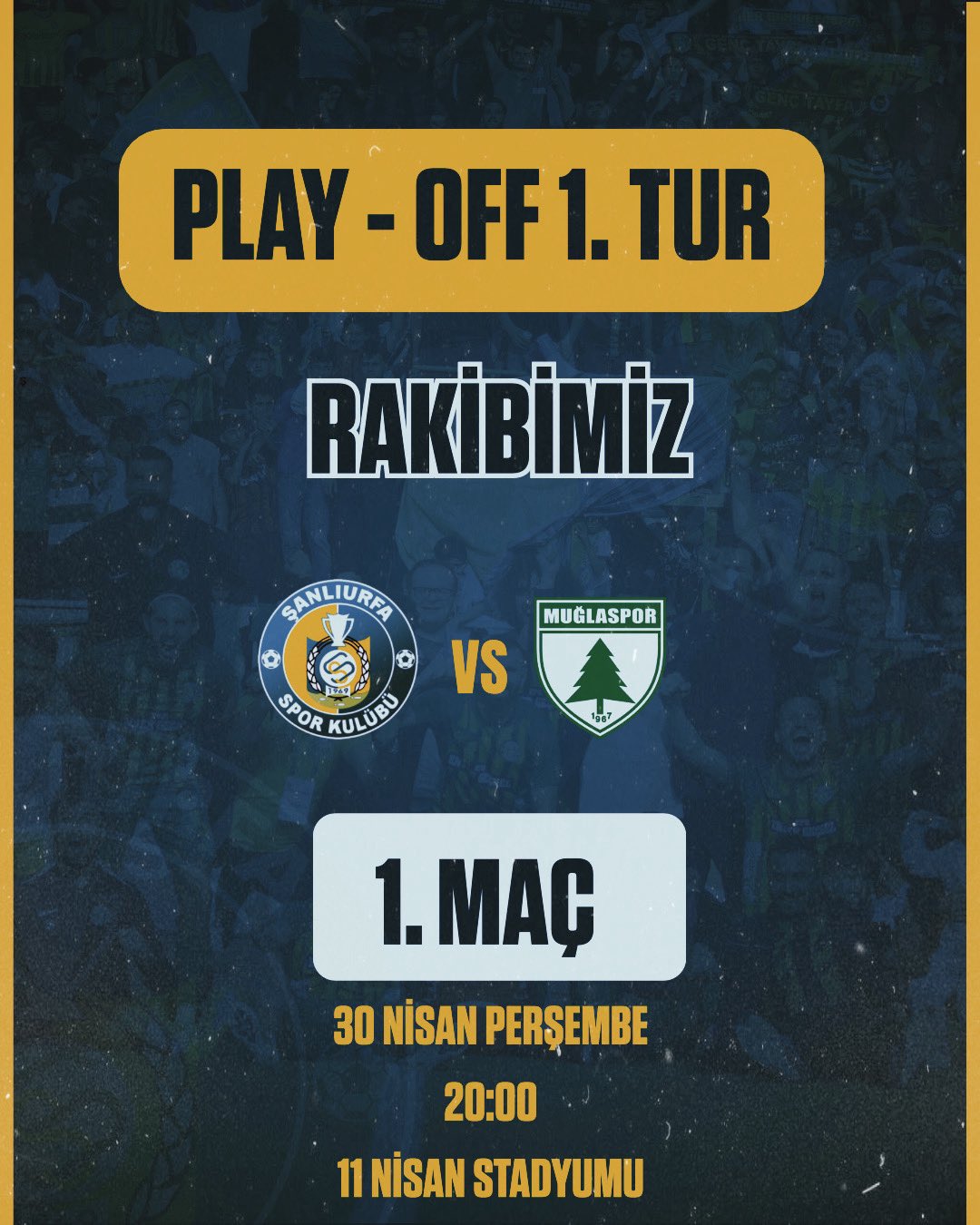 Play-off heyecanı başlıyor, rakip belli oldu.