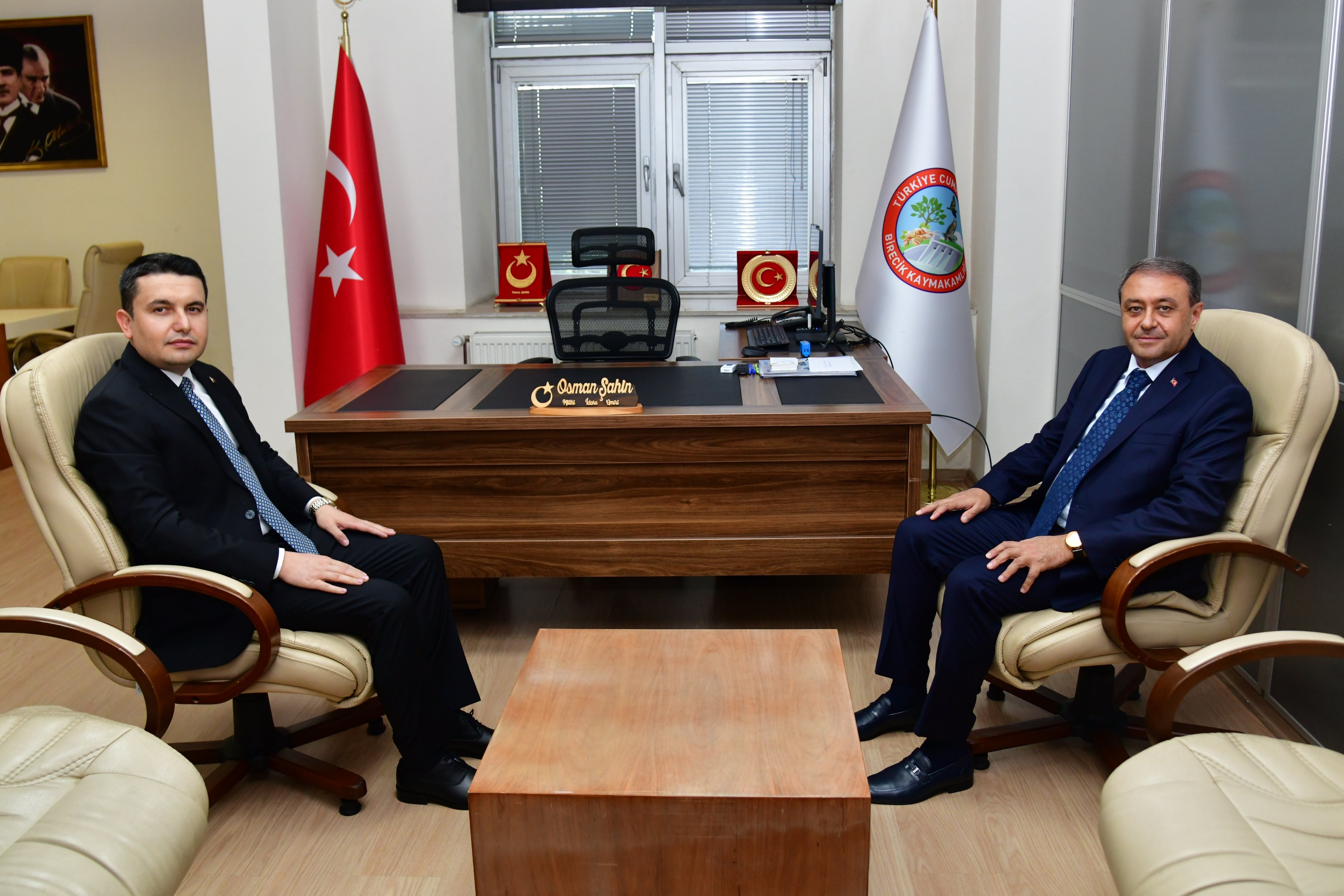 Şanlıurfa Valisi Hasan Şıldak’tan Birecik Kaymakamı Osman Şahin’e Ziyaret