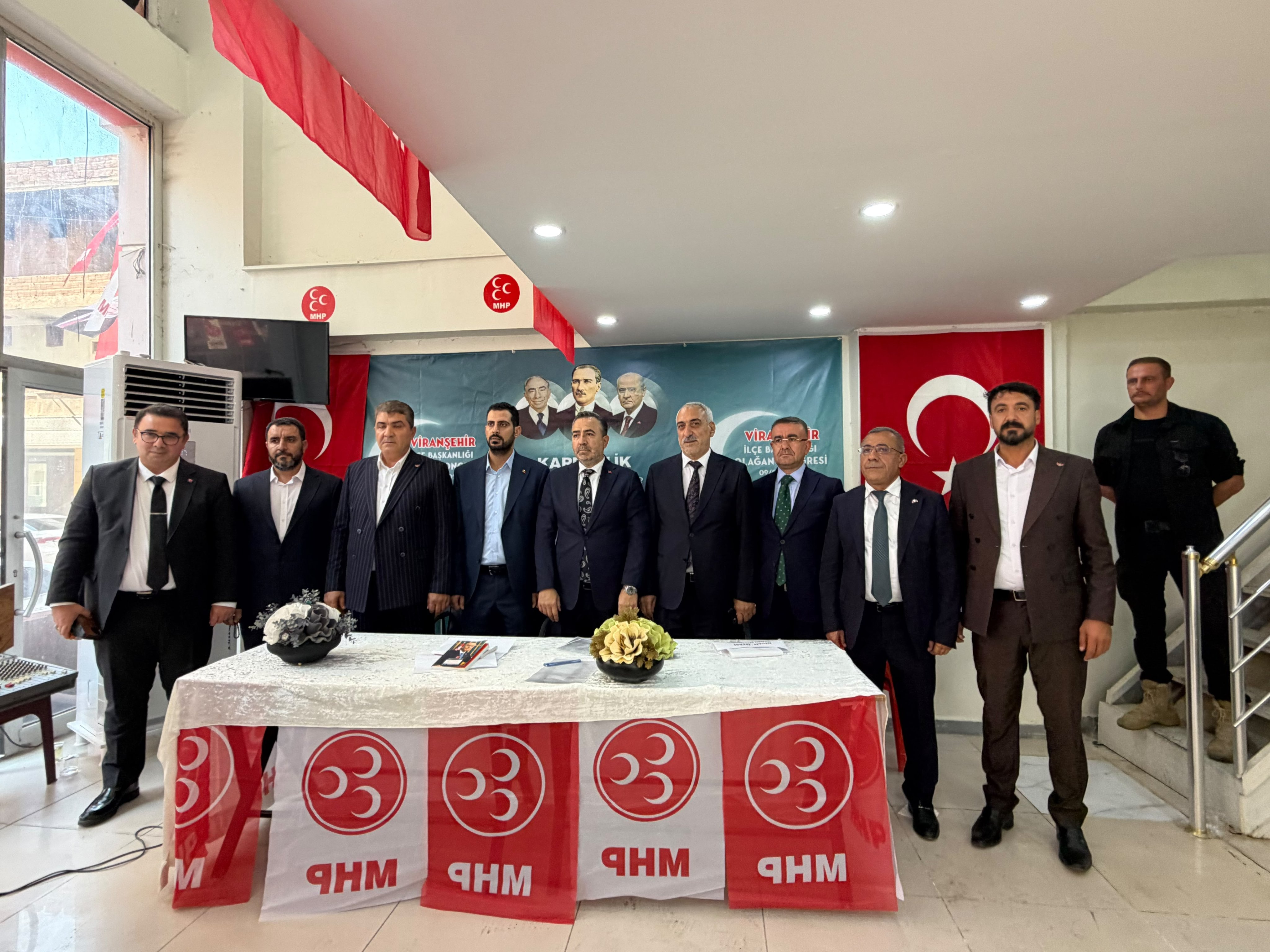 MHP VİRANŞEHİR İLÇE KONGRESİ COŞKUYLA GERÇEKLEŞTİRİLDİ